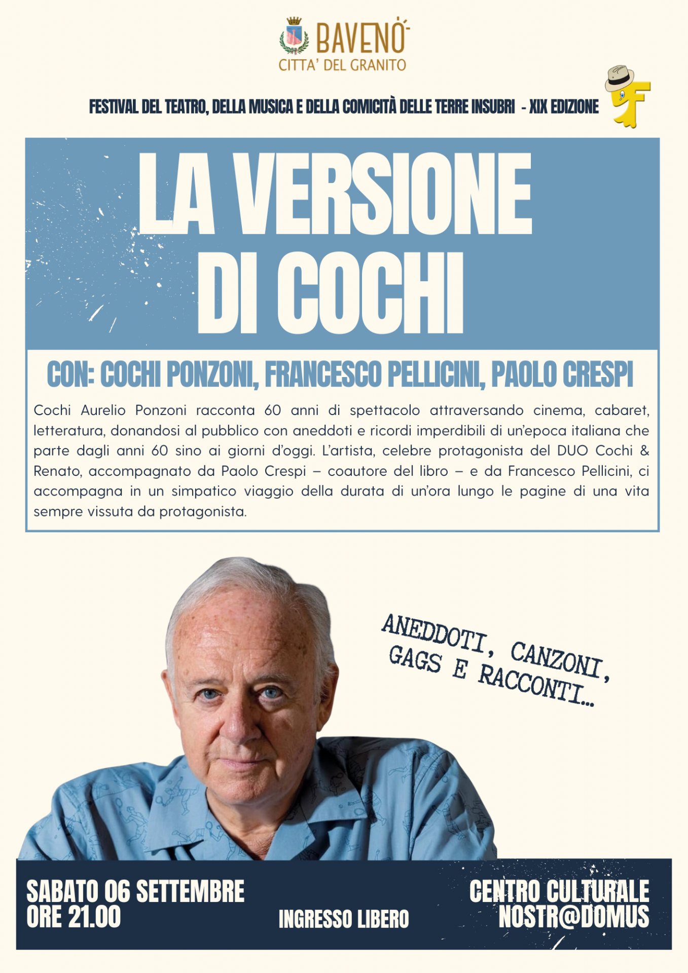 copertina libro La versione di Cochi