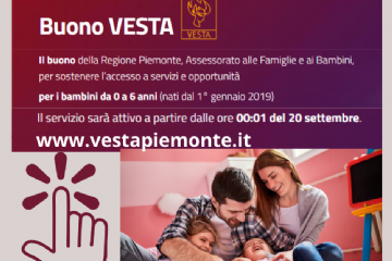 Buono Vesta: per sostenere le famiglie con figli di et&#224; compresa tra 0 e 6 anni, nati dal 1&#176;gennaio 2019. Click day dal 20 settembre